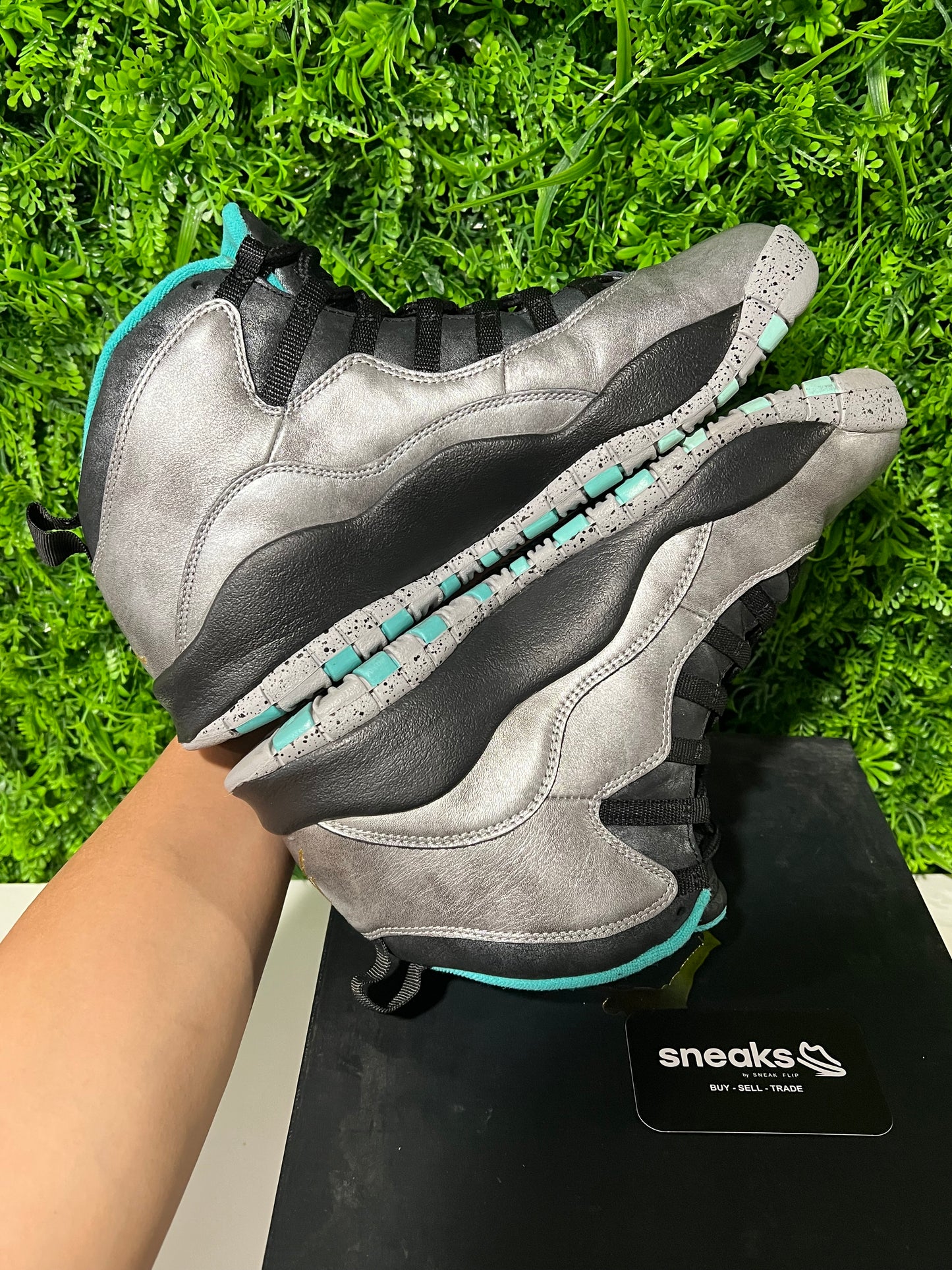 USED Air Jordan 10 Retro Lady Liberty 705178-045 SIZE 10M OG ALL