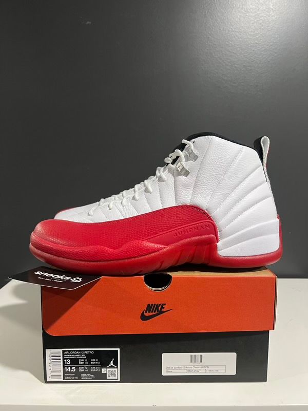NEW SIZE 13M Jordan 12 Retro Cherry (2023)