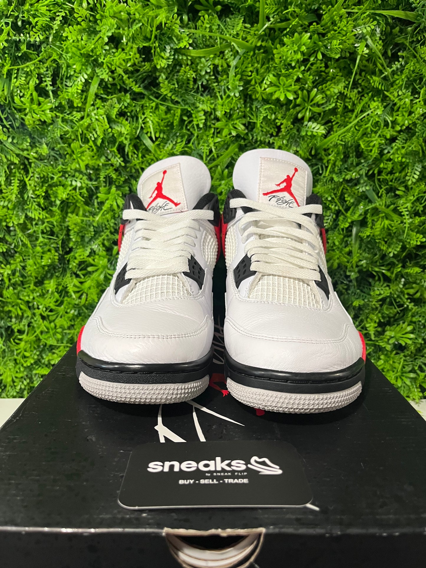 USED Air Jordan 4 Retro Red Cement DH6927-161 SIZE SIZE 9.5M OG ALL
