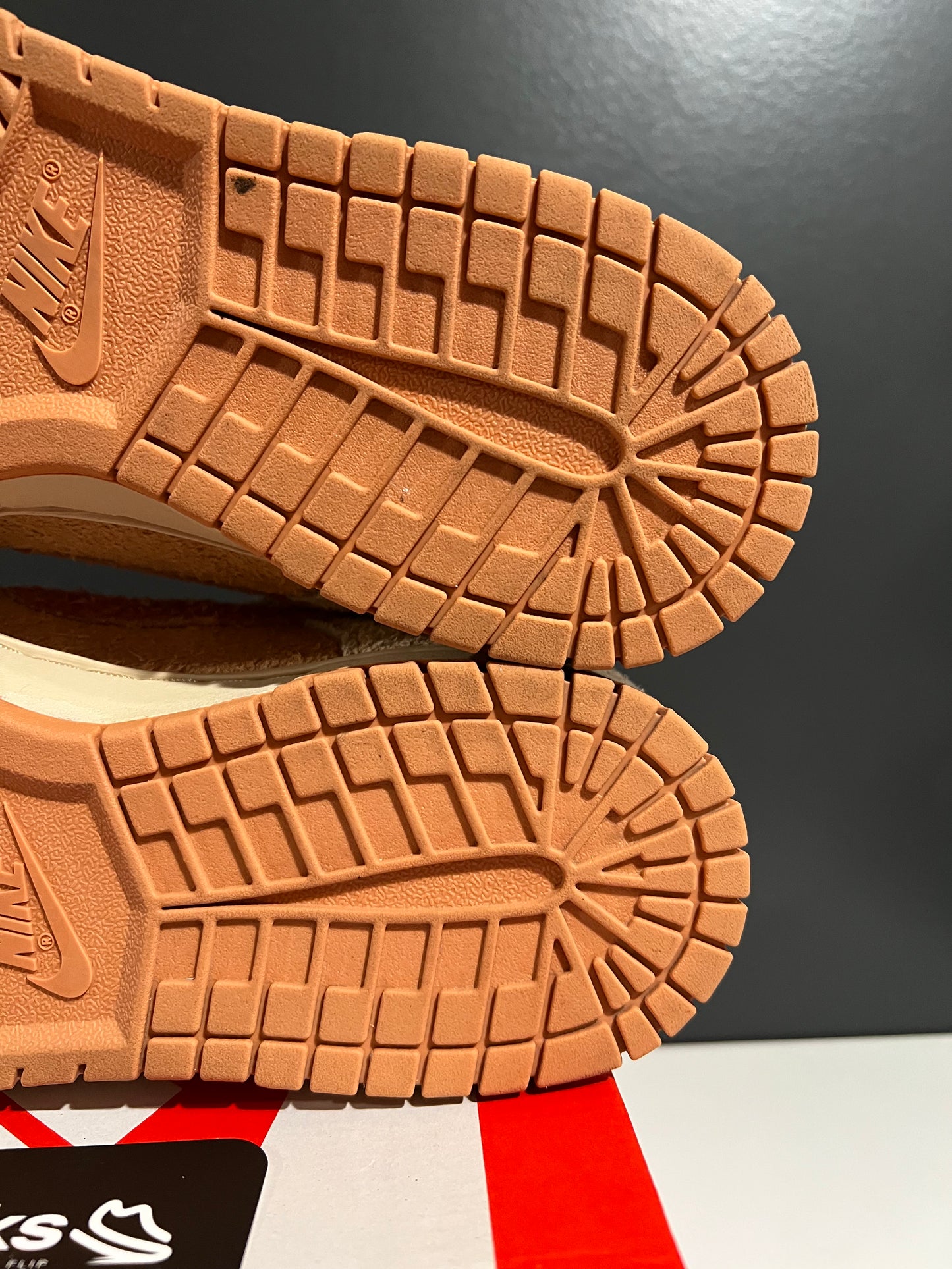 USED Wmns Dunk Low Shimmer Amber Brown HF5075-287 SIZE 10M OG ALL JY25-236