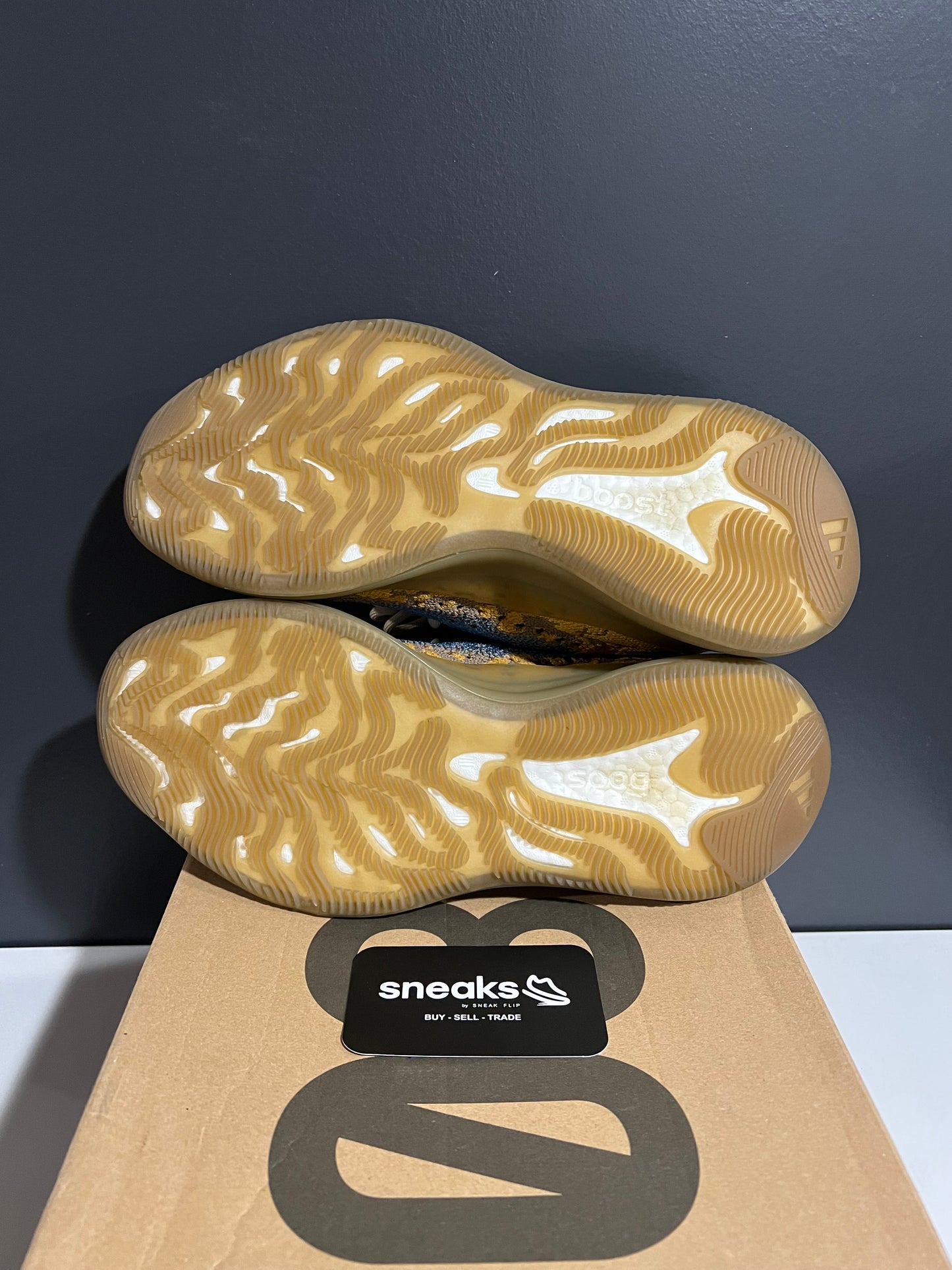 USED Yeezy Boost 380 Blue Oat Non-Reflective Q47306 SIZE 10M OG ALL AG25-272