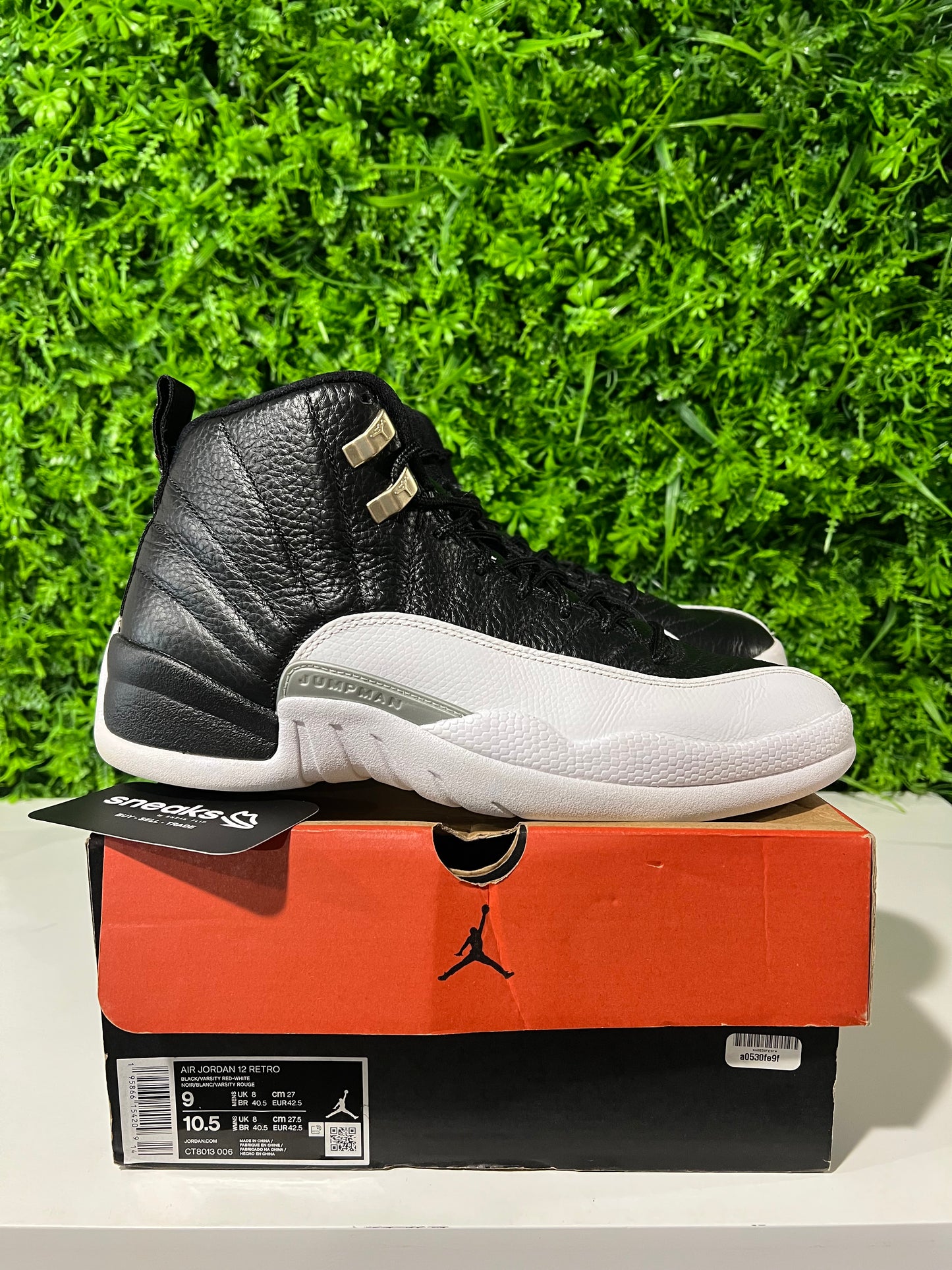 USED Air Jordan 12 Retro Playoff 2022 CT8013-006 SIZE 9M OG ALL