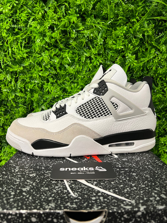 USED Air Jordan 4 Retro Military Black #3 DH6927-111 SIZE 10.5M OG ALL