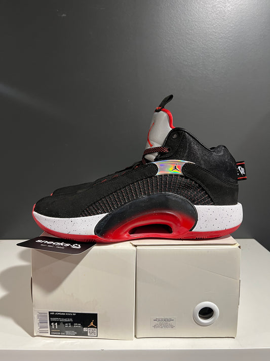 USED Air Jordan 35 PF Bred CQ4228-030 SIZE 11M OG ALL AG25-60