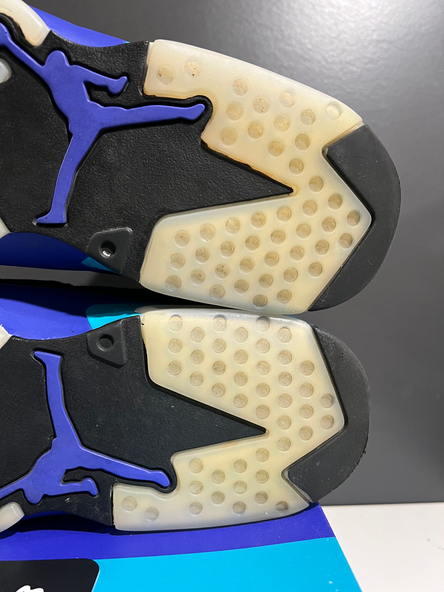 USED Air Jordan 6 Retro Aqua CT8529-004 SIZE 11M OG ALL JN25-195