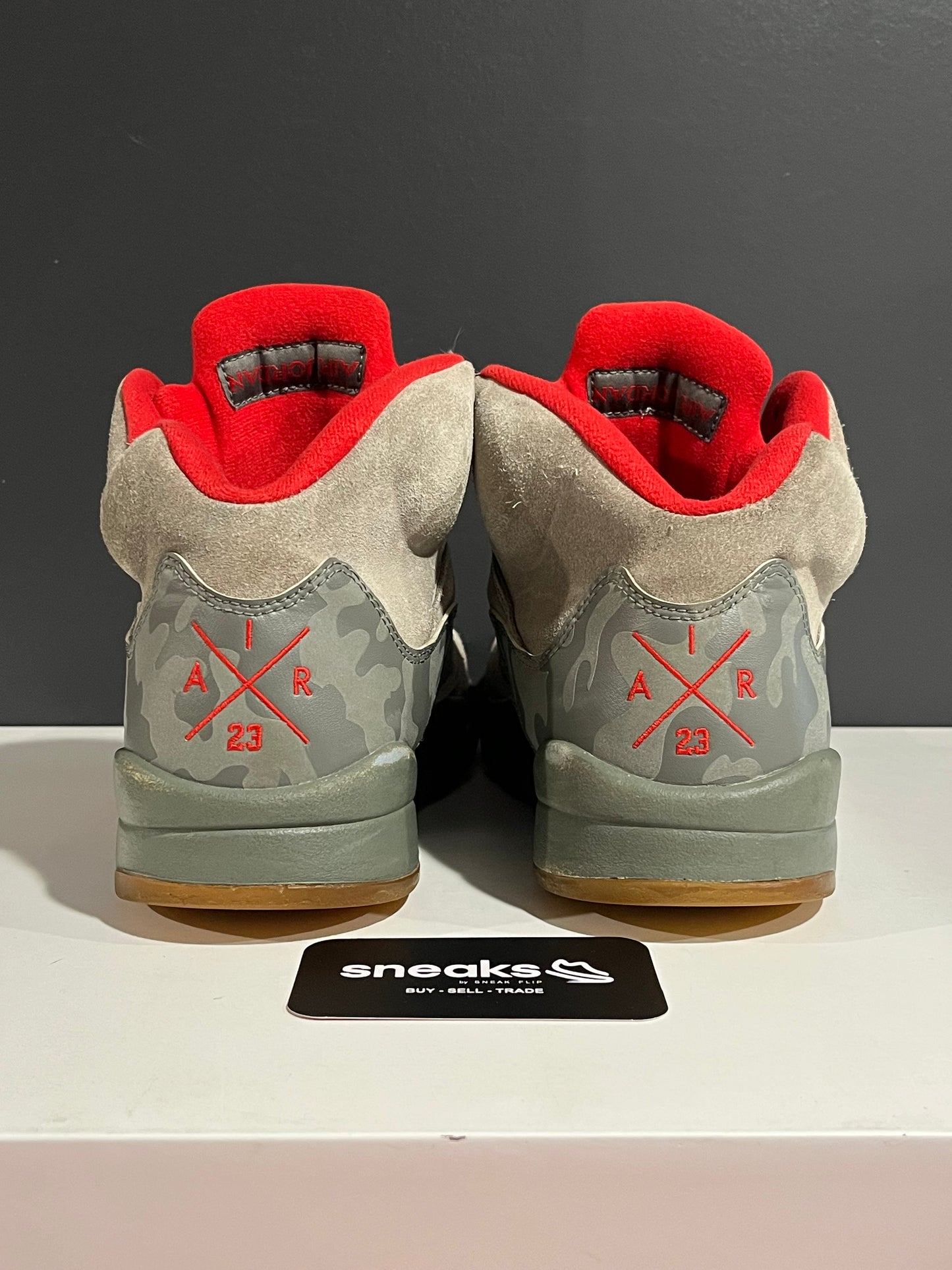 USED Air Jordan 5 Retro Camo 136027-051 SIZE 10M NO BOX JY25-194