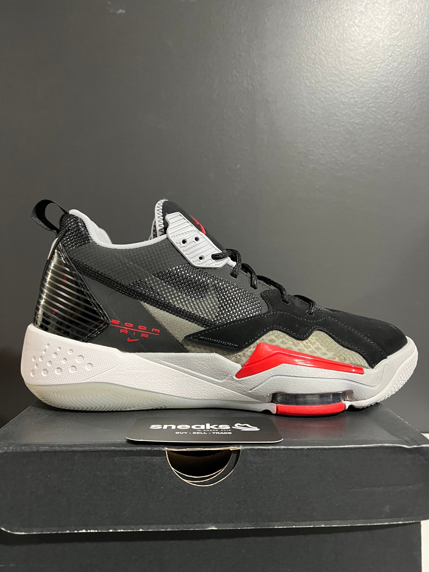 USED Jordan Zoom '92 Black Cement CK9183-001 SIZE 11M OG ALL AG25-298