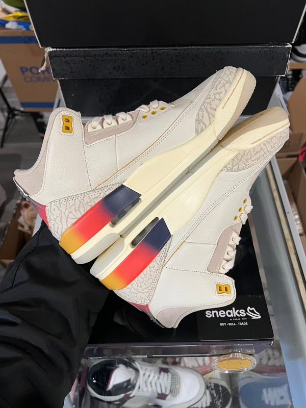 USED SIZE 8M Jordan 3 Retro SP J Balvin Medellín Sunset - Used