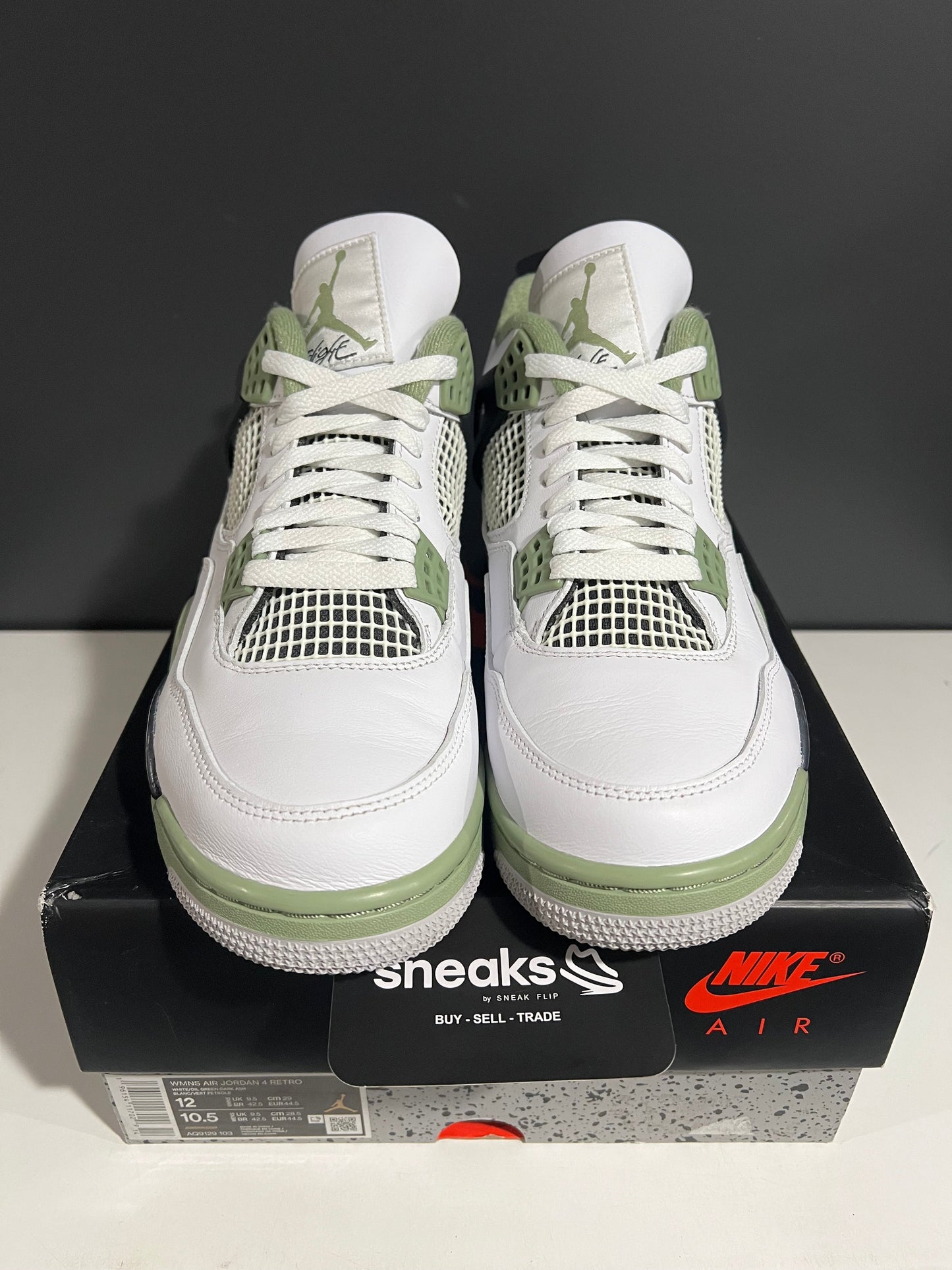 Jordan 4 Retro Seafoam (Women's) - Used