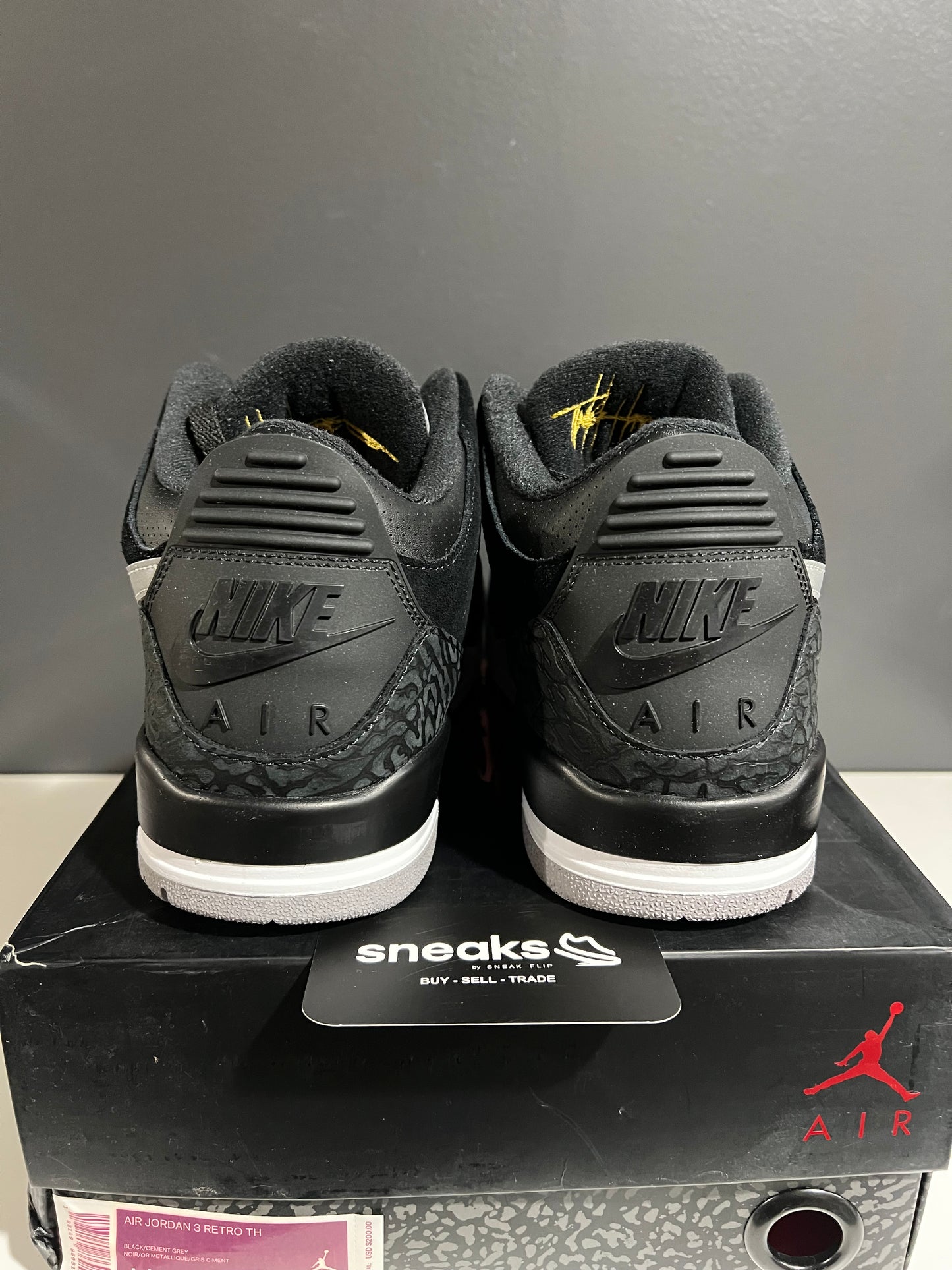 NEW Air Jordan 3 Retro Tinker SP Black Cement CK4348-007 SIZE 11M OG ALL AG25-67