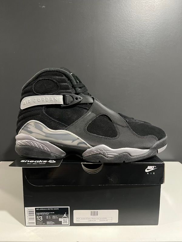 NEW SIZE 13M Jordan 8 Retro Winterized Gunsmoke