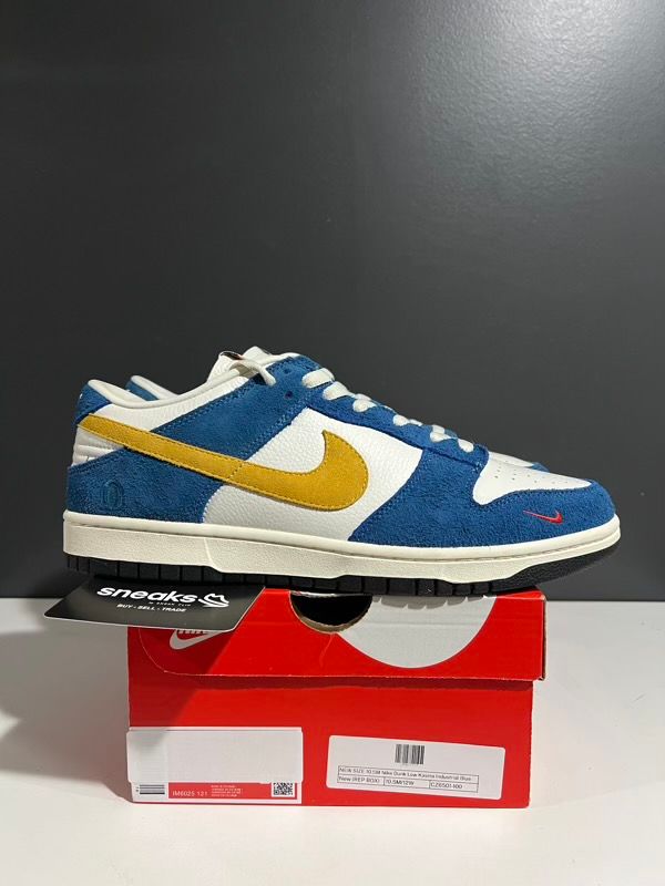 NEW SIZE 10.5M Nike Dunk Low Kasina Industrial Blue - New (REP BOX)