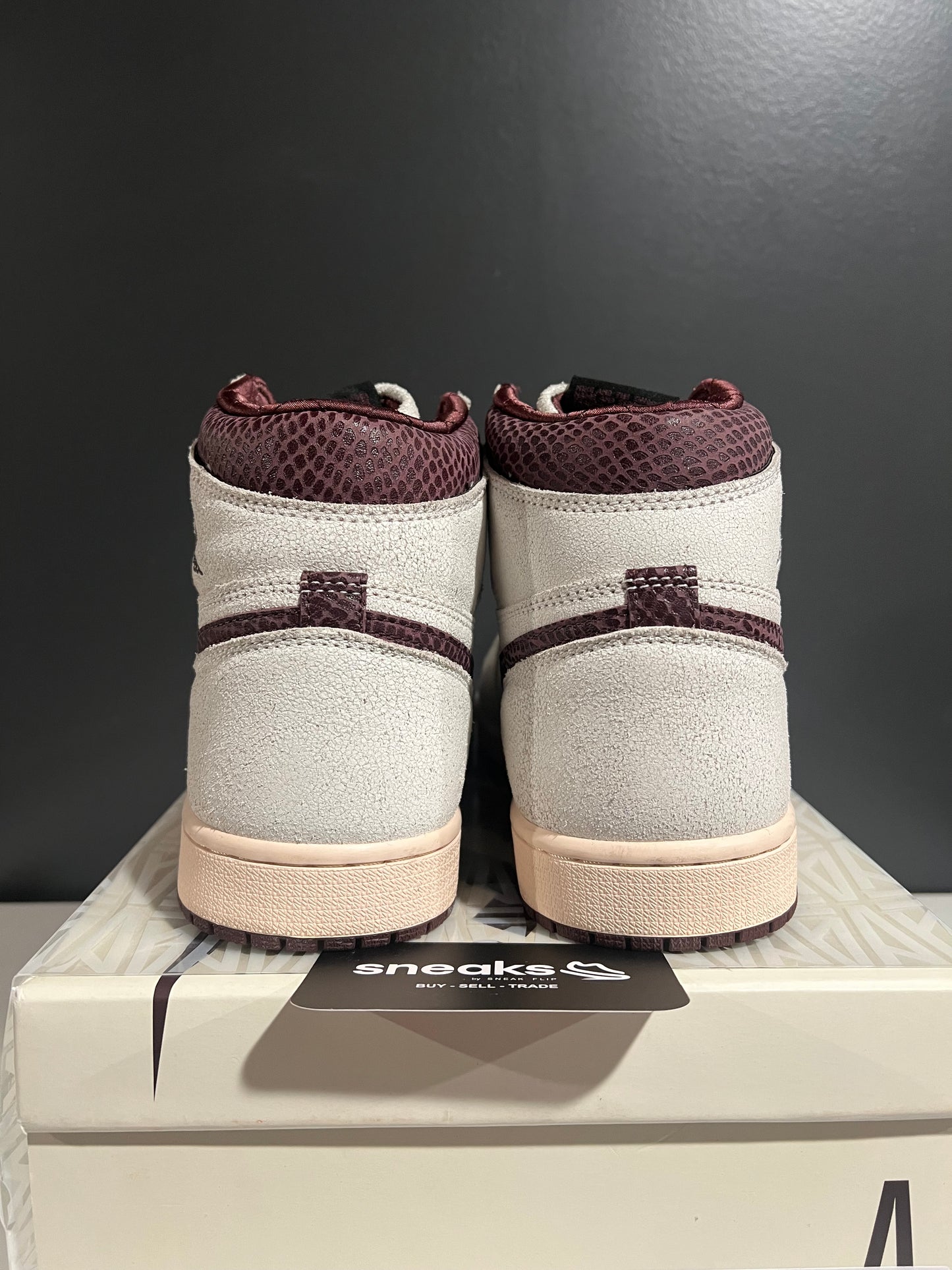 USED A Ma Maniére x Air Jordan 1 High OG Airness DO7097-100 SIZE 11M OG ALL JN25-116
