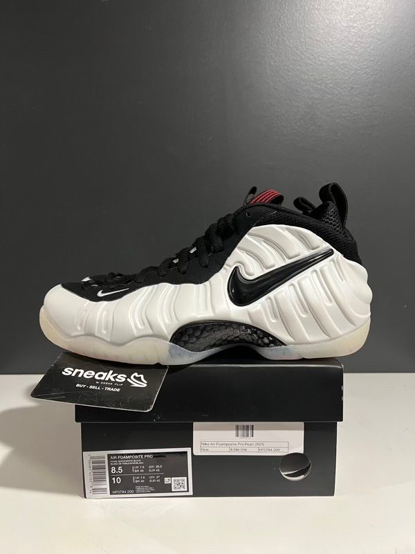NEW SIZE 8.5M Nike Air Foamposite Pro Pearl 2025