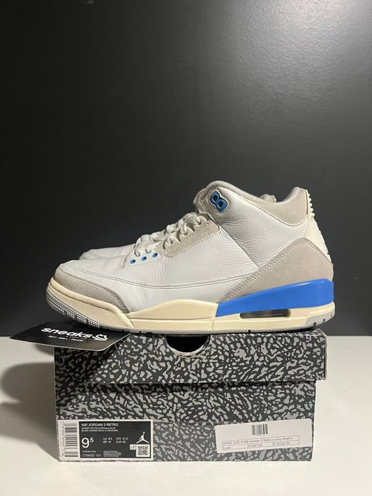 USED SIZE 9.5M Jordan 3 Retro Lucky Shorts - Used