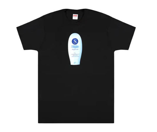Supreme Cream Tee Black