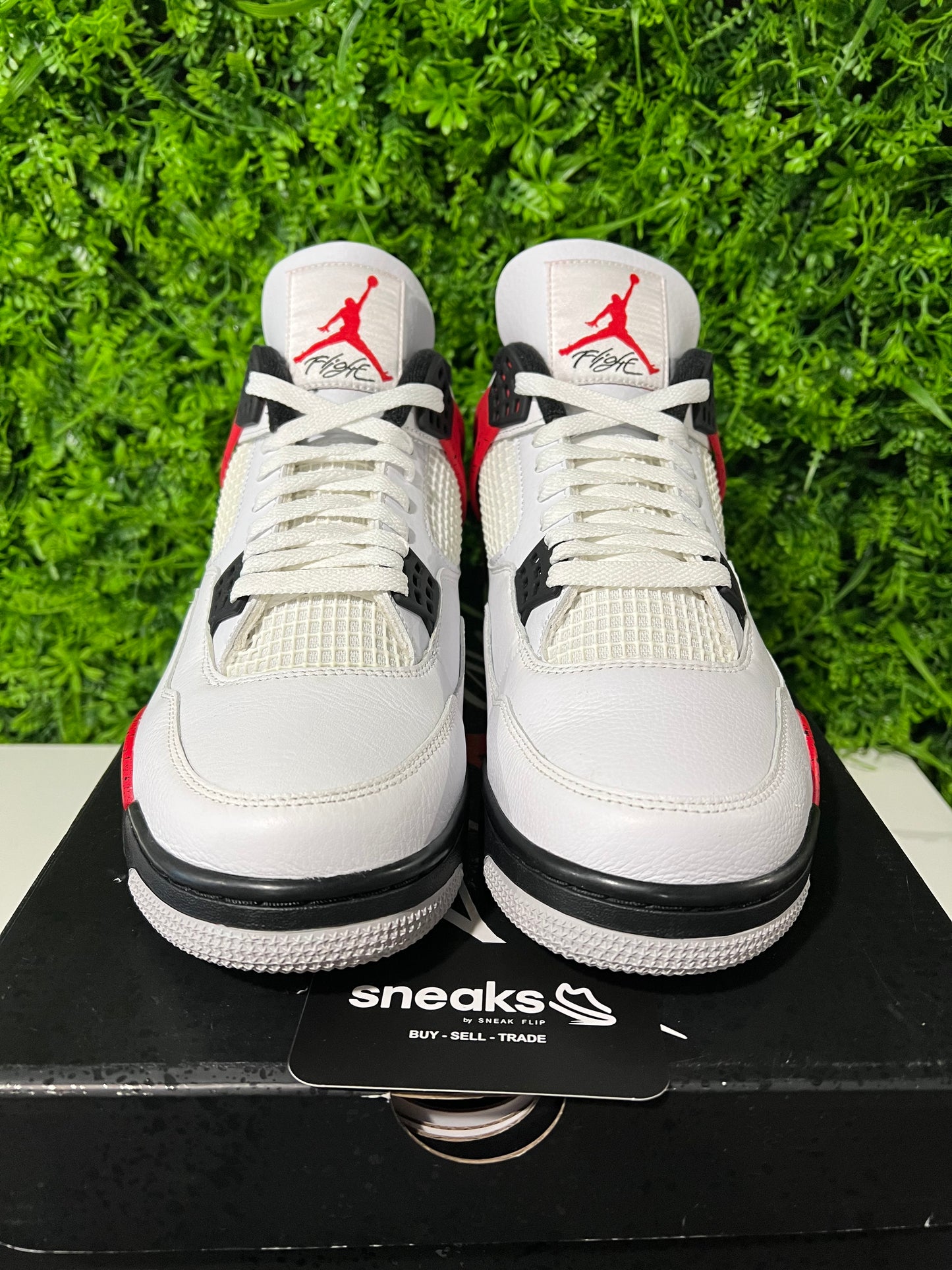 USED Air Jordan 4 Retro Red Cement DH6927-161 SIZE 12M OG ALL