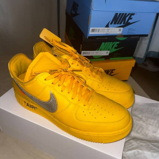 Nike Air Force 1 Low Off-White ICA University Gold - Used