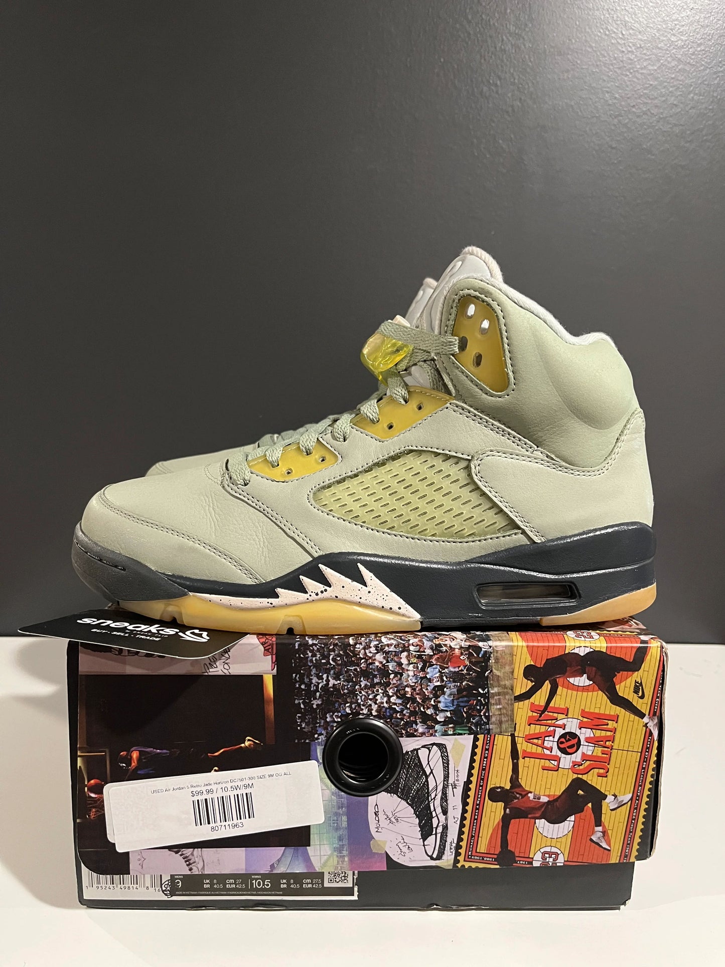 Jordan 5 Retro Jade Horizon - Used