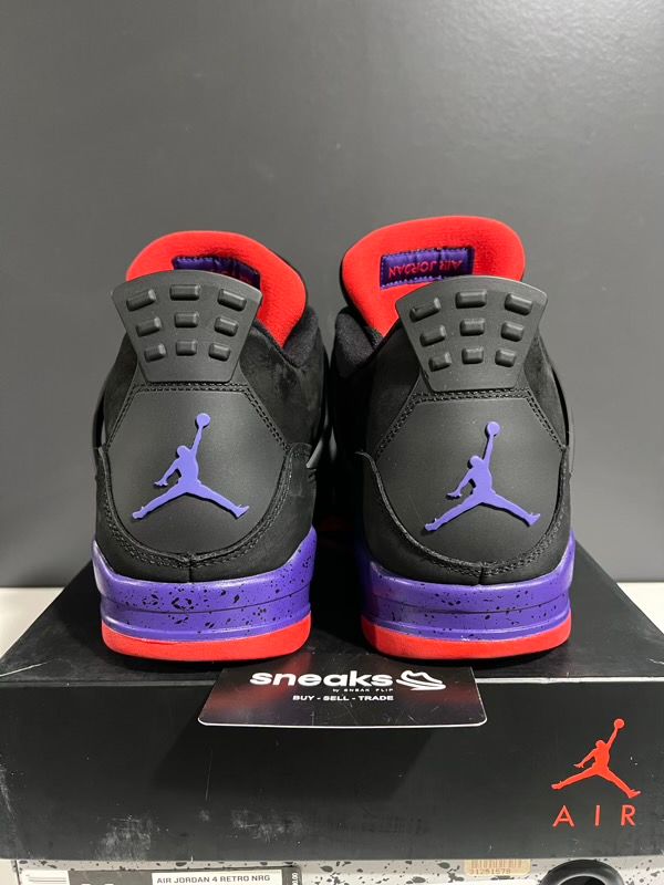 USED SIZE 11M Jordan 4 Retro Raptors (2018) - Used