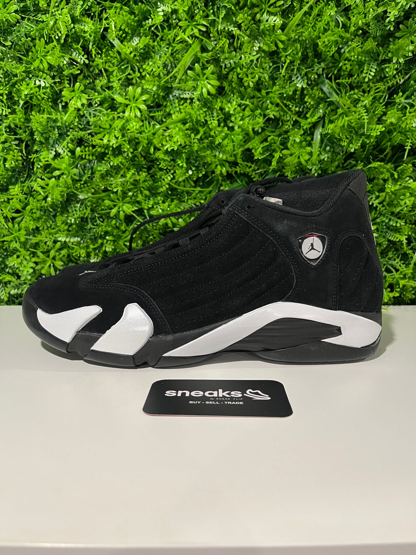 USED Air Jordan 14 Retro Black White 487471-016 SIZE 11.5M OG ALL