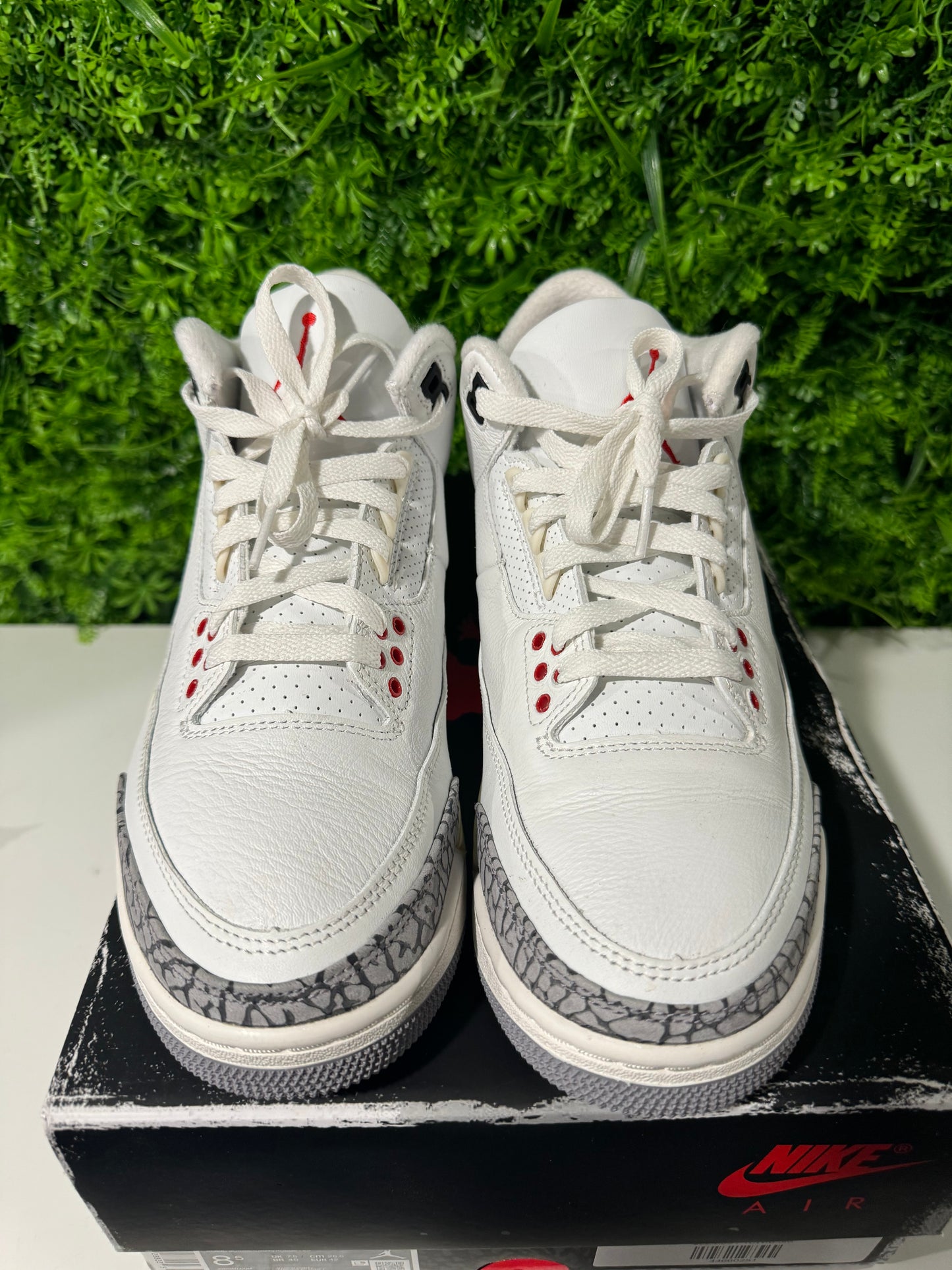 Air Jordan 3 Retro White Cement Reimagined DN3707-100 USED 8.5M OG ALL