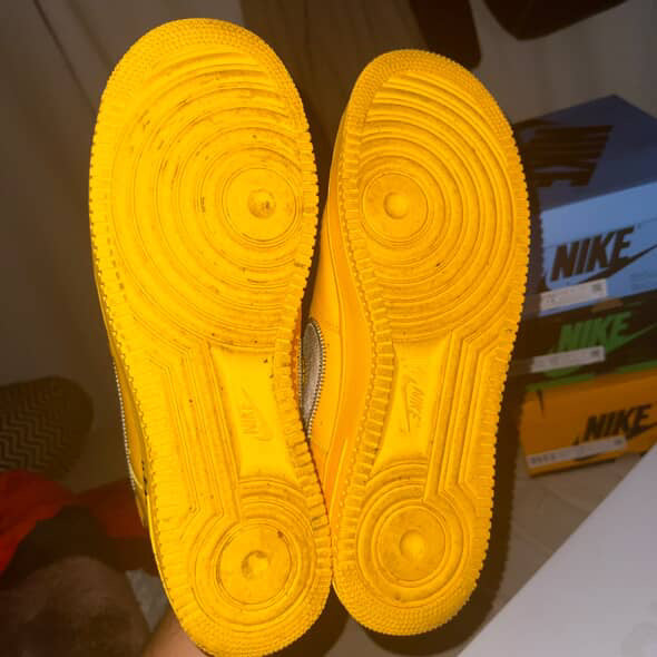 Nike Air Force 1 Low Off-White ICA University Gold - Used