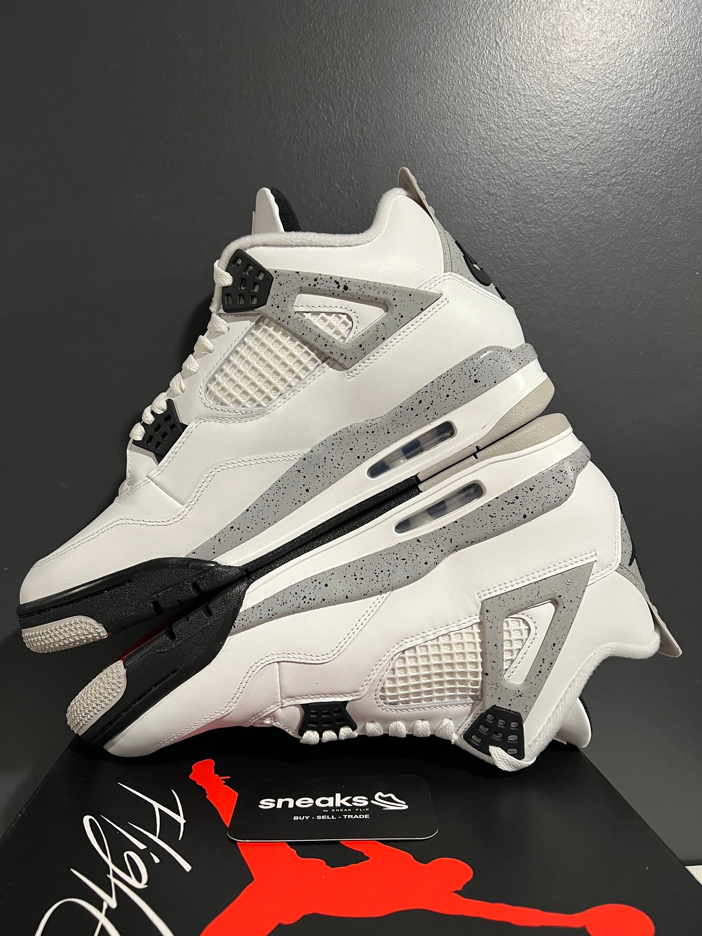 USED Air Jordan 4 Retro OG White Cement 2025 FV5029-100 SIZE 11M OG ALL SP25-096