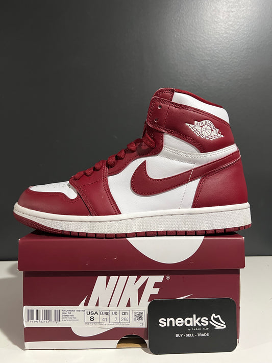 USED Air Jordan 1 Retro High OG Artisanal Red DZ5485-160 SIZE 8M OG ALL AG25-369