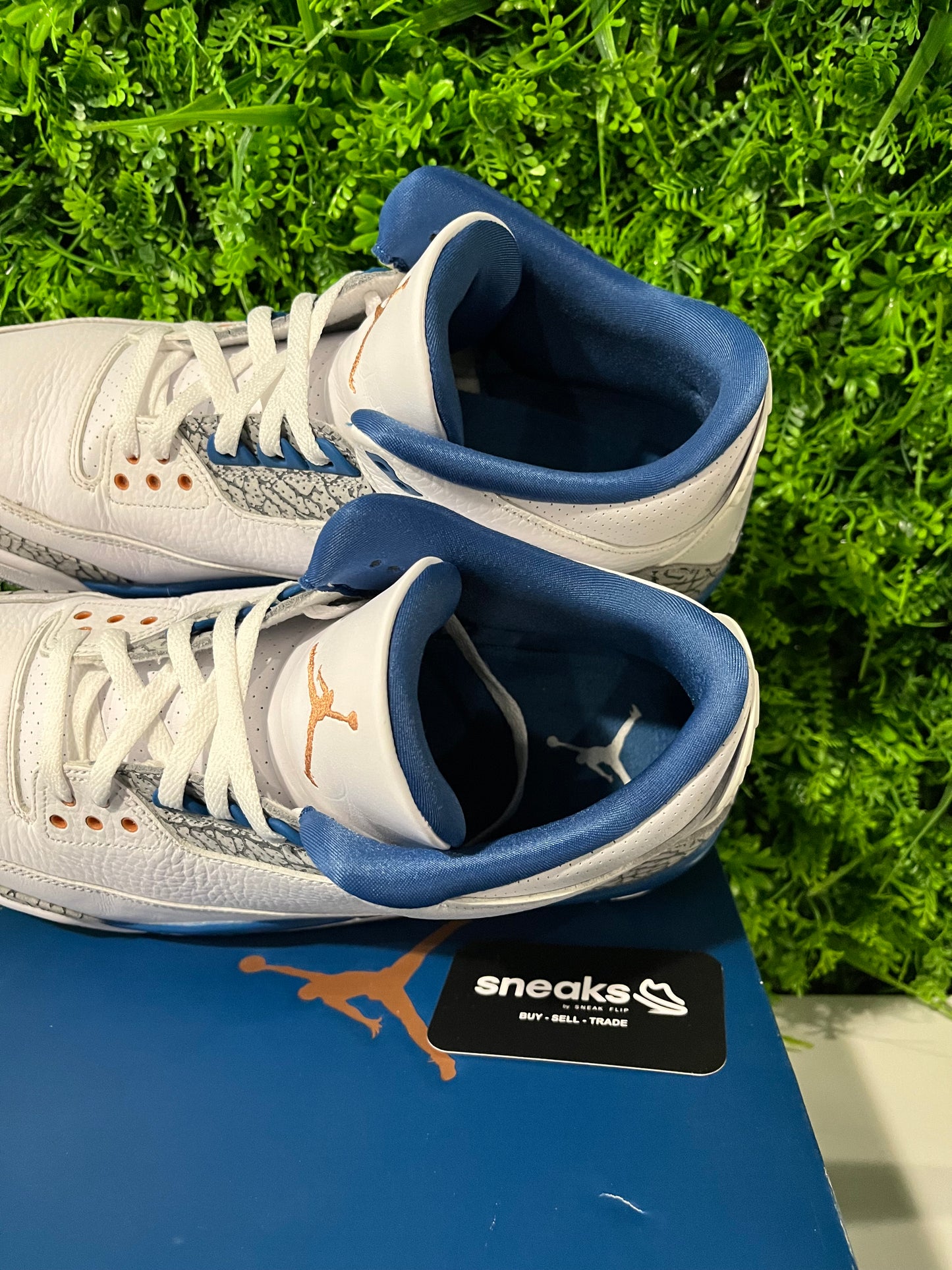 USED Air Jordan 3 Retro Washington Wizards CT8532-148 SIZE 13M OG ALL