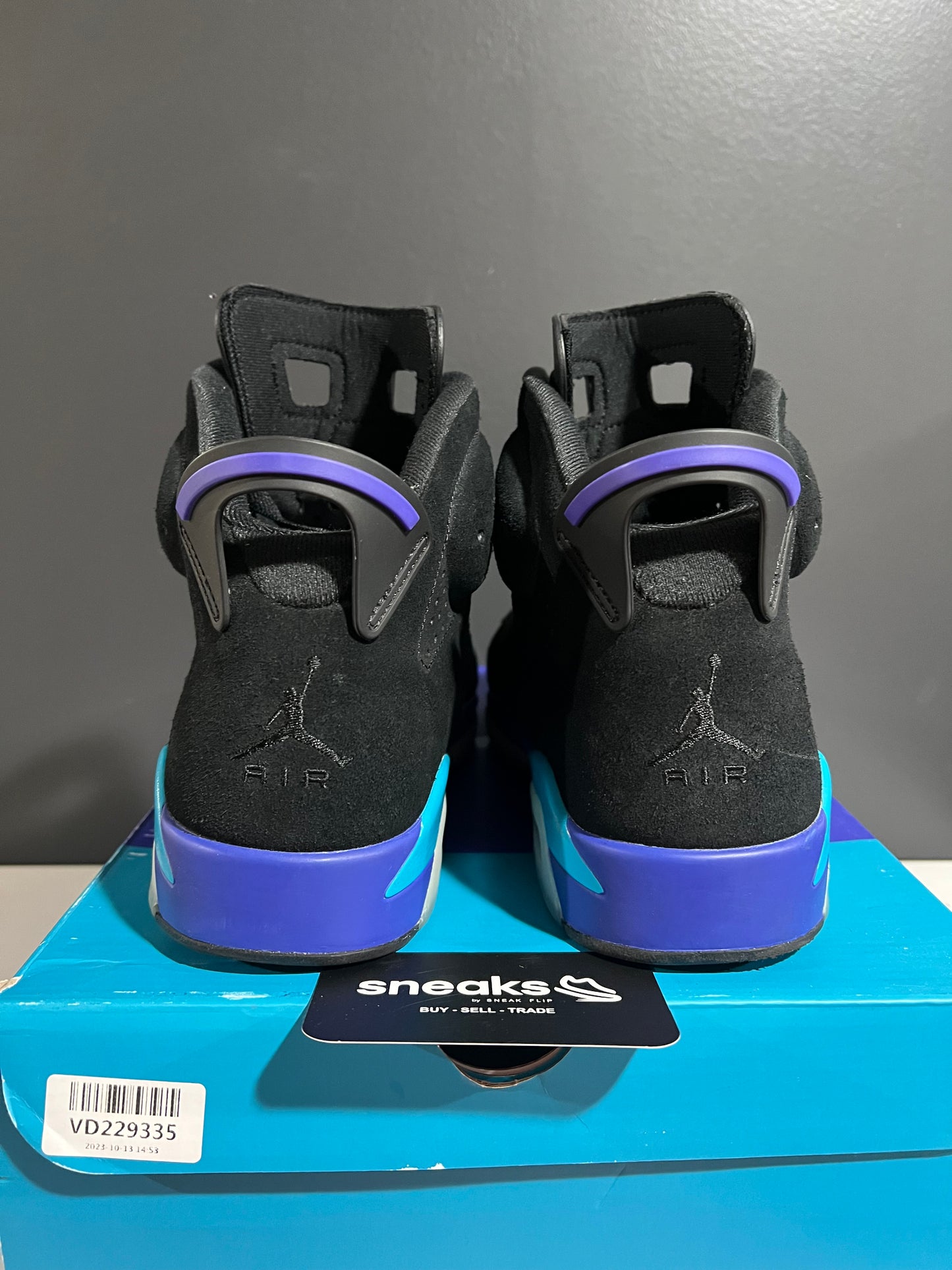 USED Air Jordan 6 Retro Aqua CT8529-004 SIZE 11M OG ALL JN25-195