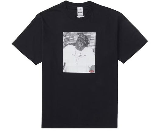 NEW Supreme Jordan Biggie S/S Top Black Shirt