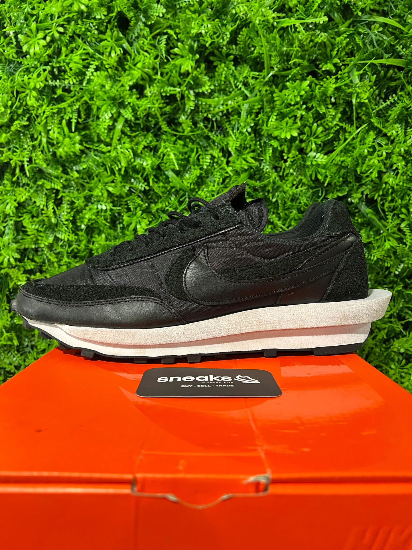 Nike LD Waffle sacai Black Nylon - Used