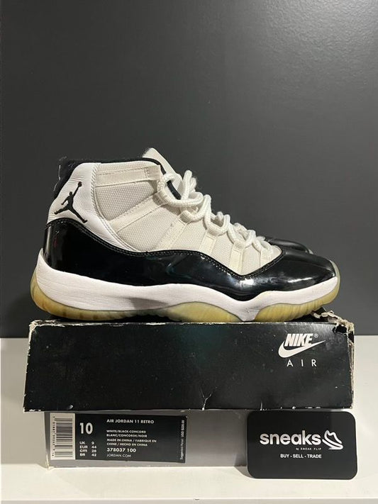 USED SIZE 10M Jordan 11 Retro Concord (2018) - Used Damaged Box