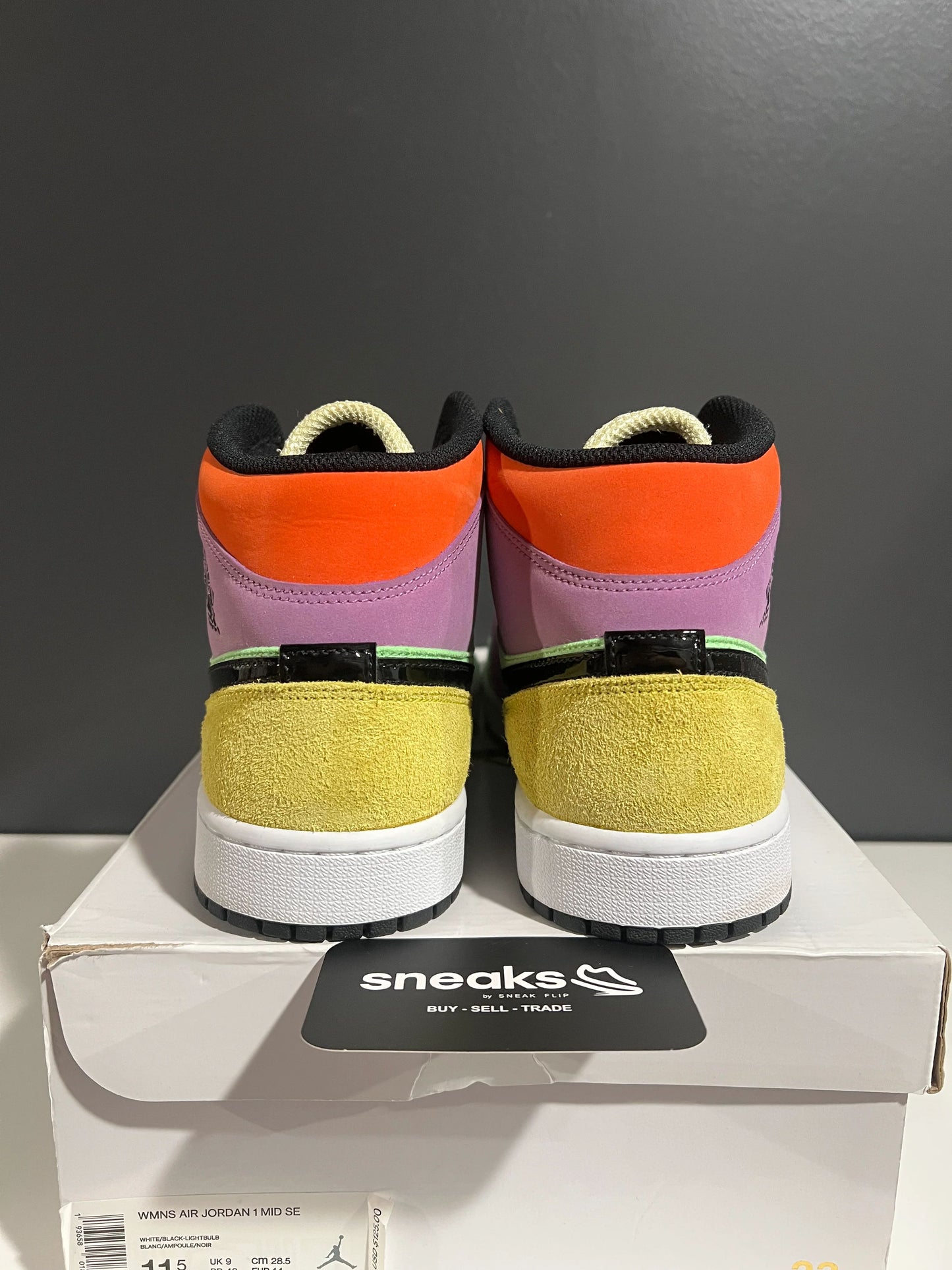 Jordan 1 Mid SE Multi-Color (Women's) - Used