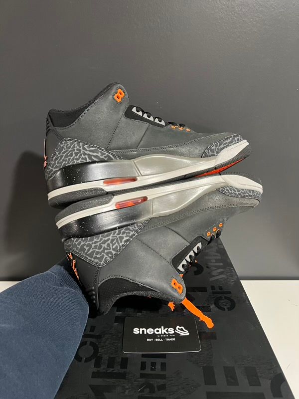 USED SIZE 11M Jordan 3 Retro Fear Pack (2023) - Used