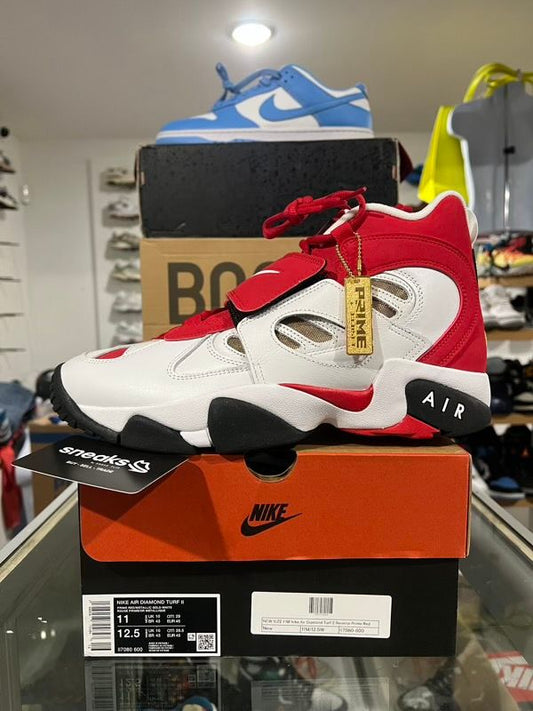 NEW SIZE 11M Nike Air Diamond Turf 2 Reverse Prime Red