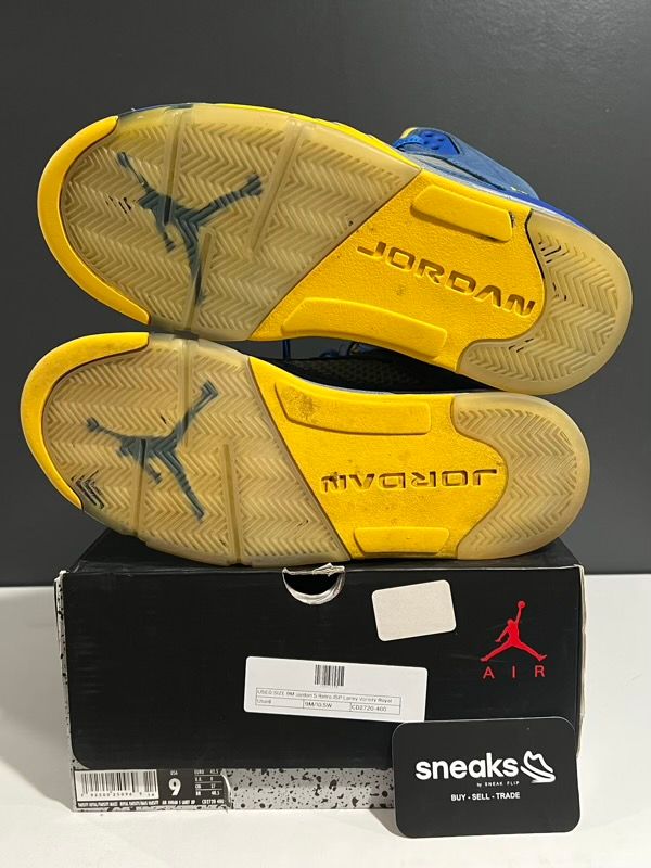 USED SIZE 9M Jordan 5 Retro JSP Laney Varsity Royal - Used