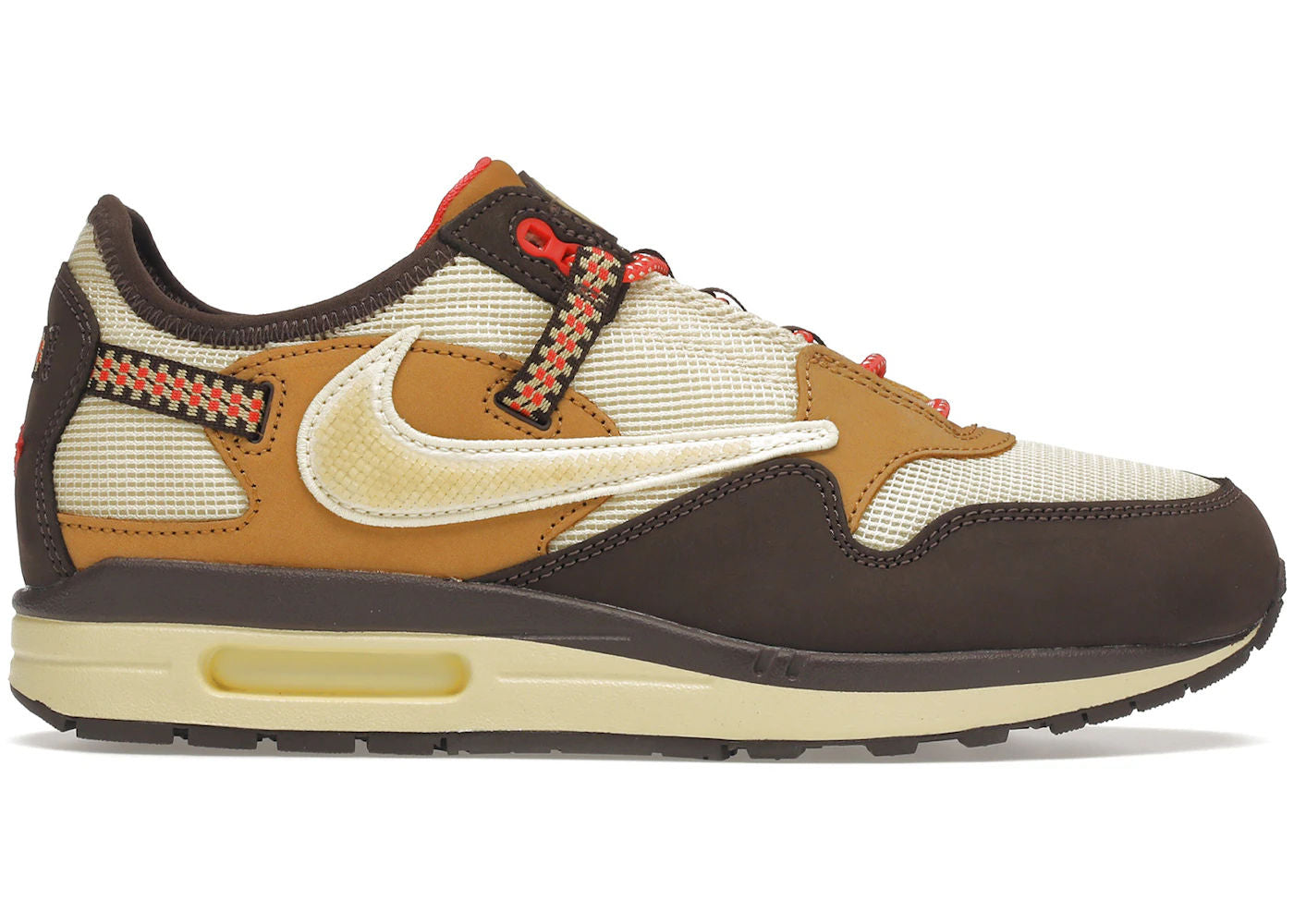 NEW SIZE 9M Nike Air Max 1 Travis Scott Cactus Jack Baroque Brown