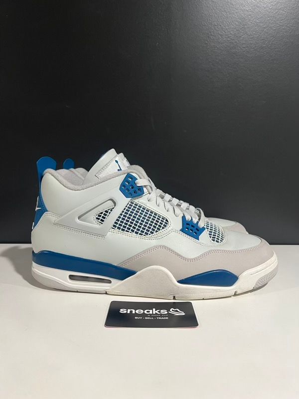 USED SIZE 13M Jordan 4 Retro Military Blue (2024) - USED NO BOX