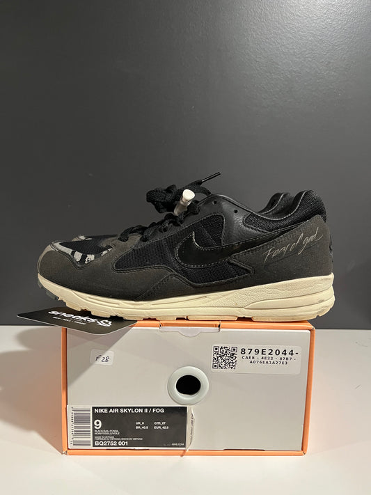 USED Fear Of God x Air Skylon 2 Black BQ2752-001 SIZE 9M OG ALL JN25-114