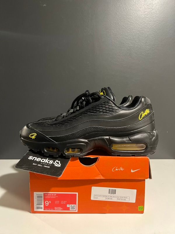 USED SIZE 9.5M Nike Air Max 95 Corteiz Honey Black - Used