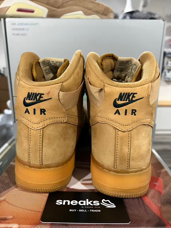 USED SIZE 10M Nike Air Force 1 High Wheat (2015) - USED NO BOX