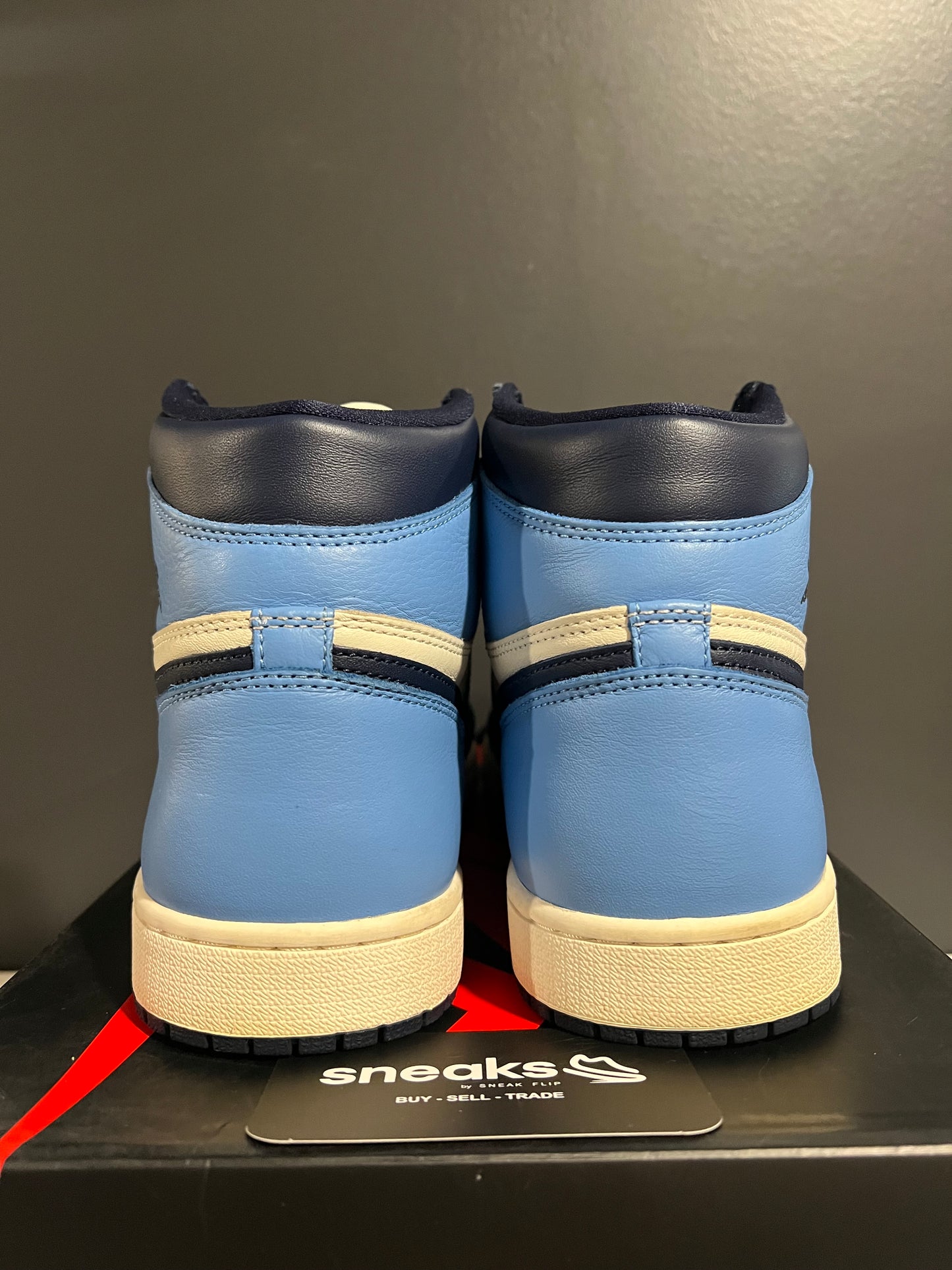 USED Air Jordan 1 Retro High OG Obsidian 555088-140 SIZE 11.5M OG ALL SP25-091