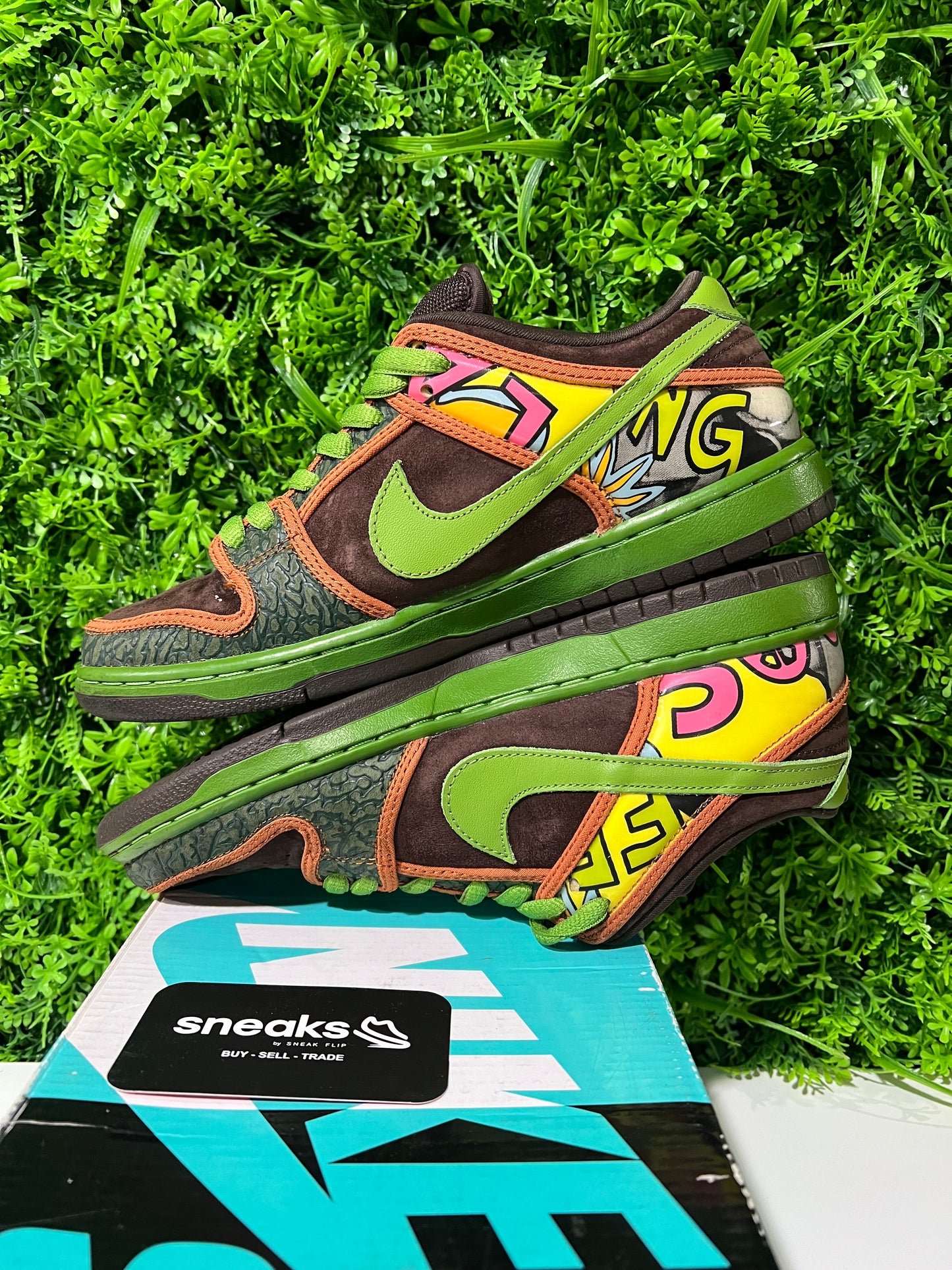 USED Dunk Low Premium SB QS De La Soul 789841-332 SIZE 8.5M OG ALL