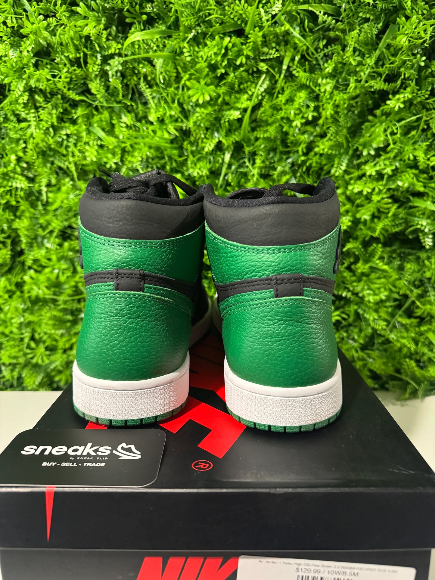 Jordan 1 Retro High Pine Green Black - Used