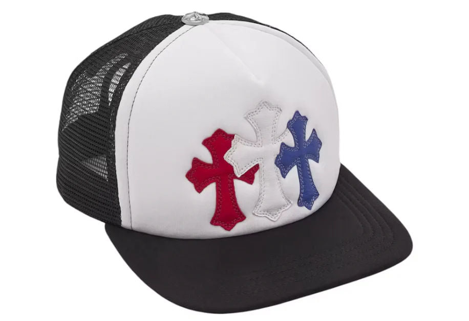 Chrome Hearts Trucker Hat Red/White/Blue