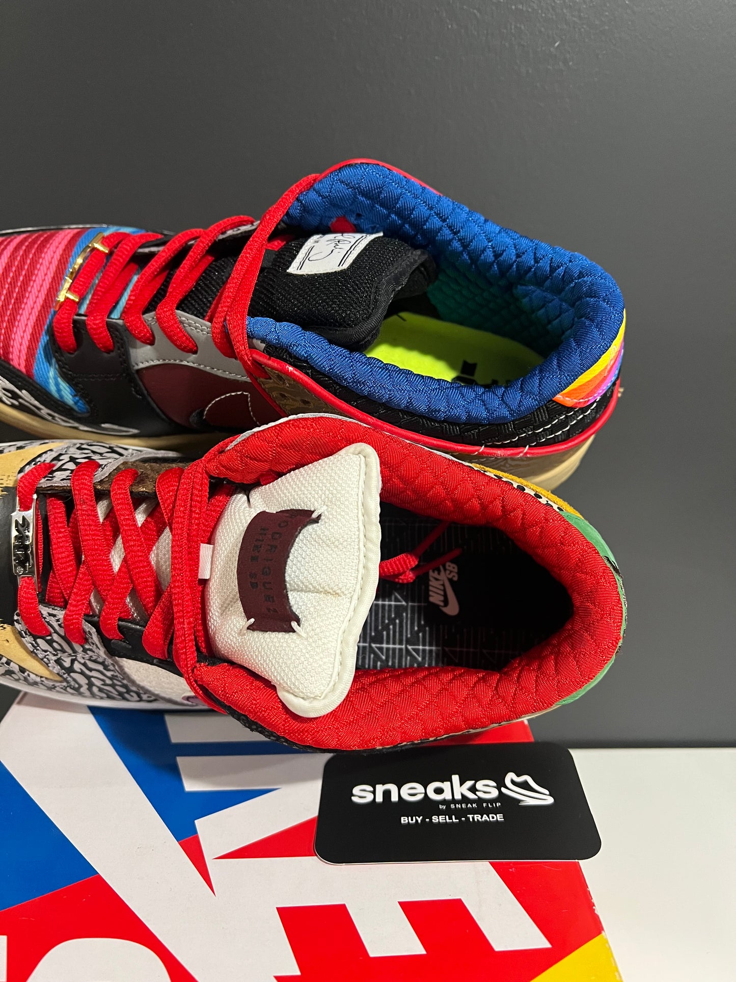 USED Dunk Low SB What The Paul CZ2239-600 SIZE 8.5M OG ALL