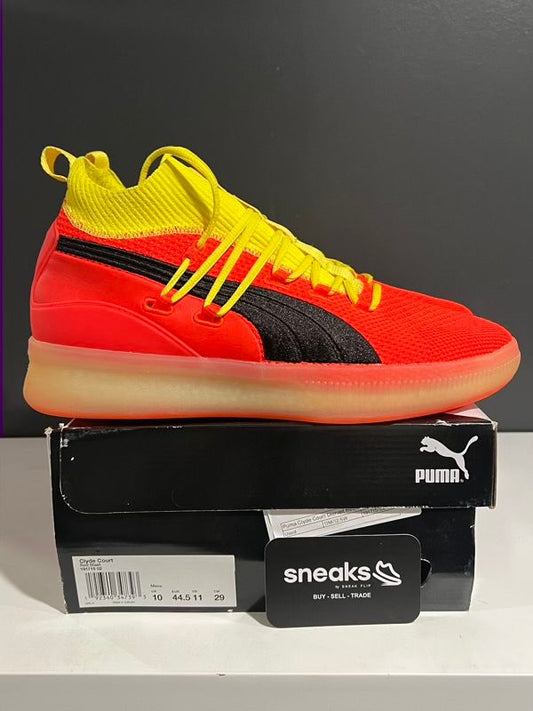 Puma Clyde Court Disrupt Red Blast - Used