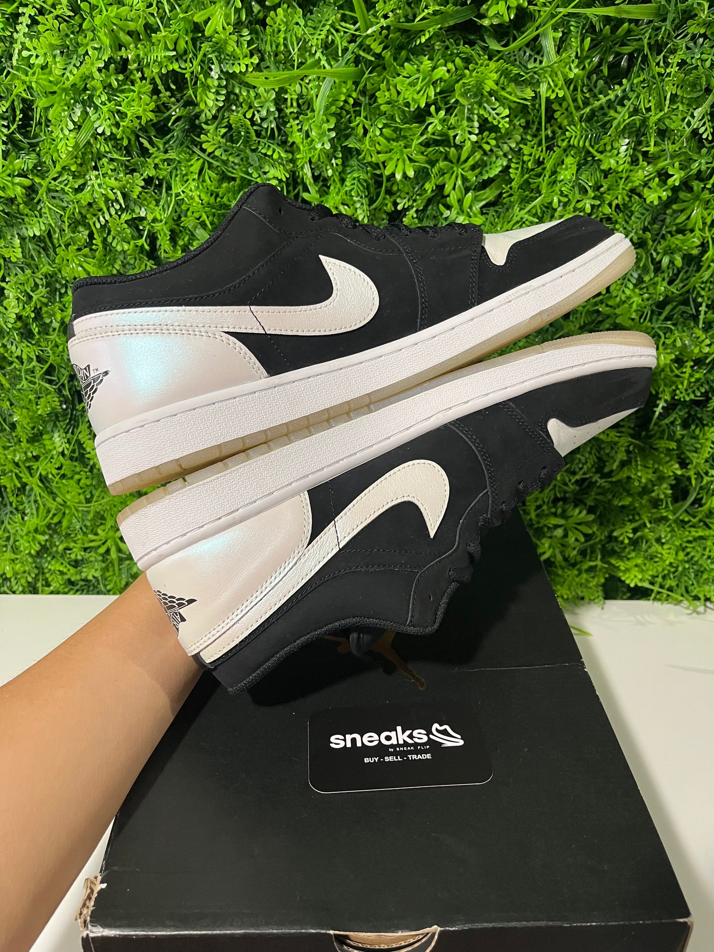 USED Air Jordan 1 Low SE Diamond DH6931-001 SIZE 13M OG ALL